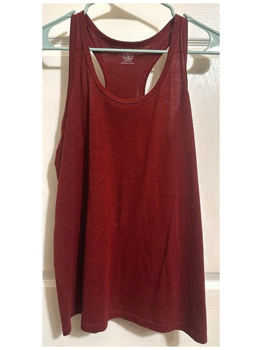 Athletic Works Women's Halter Top Blouse Shirt Burgundy Color Size XL